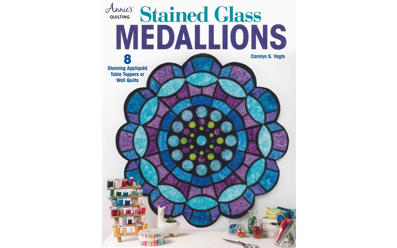 Annie&#x27;s Stained Glass Medallions Bk